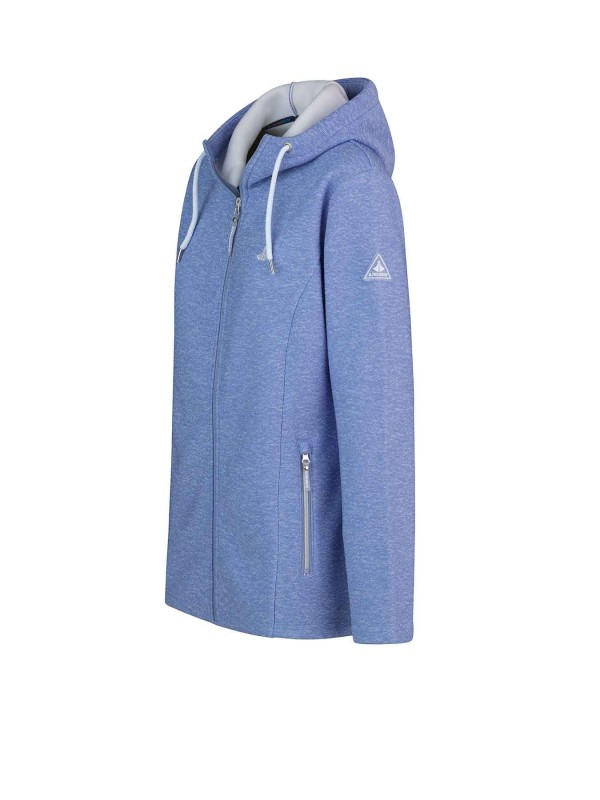 Gebreid Hooded Vest 4 seizoenen Dames Lavendel - 36-56 - ANNE