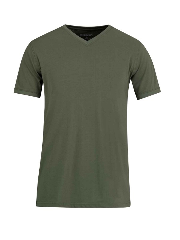 Olijfgroen t shirt sale heren