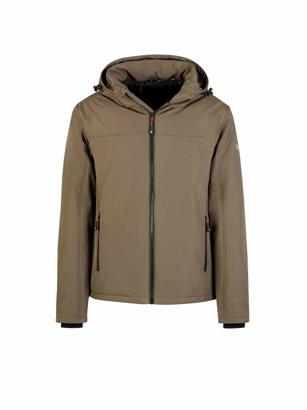 STØRVIK Softshell Winterjas Winddicht Gevoerd Heren Husk Bruin - Bengt