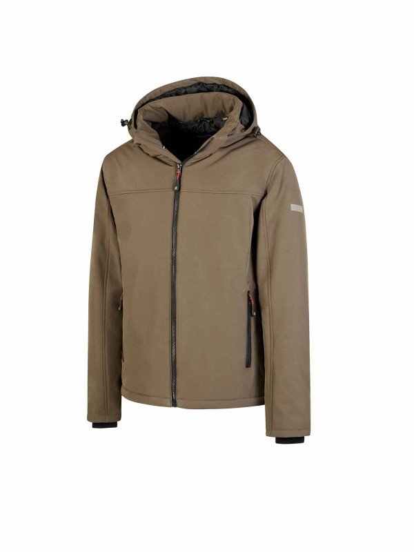 STØRVIK Softshell Winterjas Winddicht Gevoerd Heren Husk Bruin - Bengt