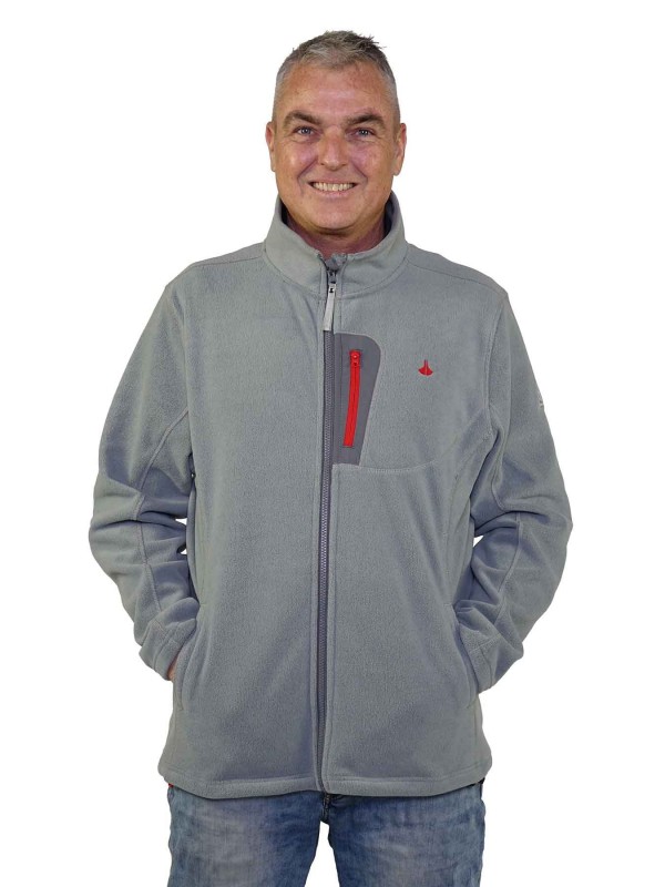 Fleece Vest Heren Grijs S 6XL Valdemar