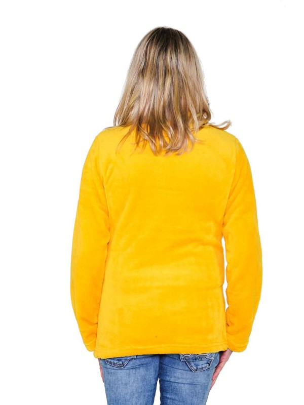 Fleece Vest Coral Dames Warm Zacht Geel