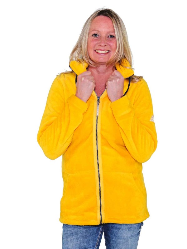 Fleece vest coral dames geel kopen Outdoorkleding Bjornson 29 95