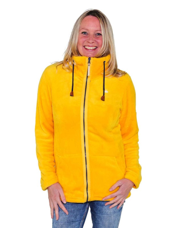 Fleece vest coral dames geel kopen Outdoorkleding Bjornson 29 95