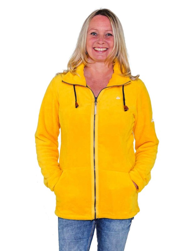 Fleece vest coral dames geel kopen? - - Bjornson.nl €29,95