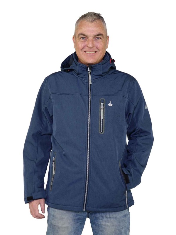 Softshell jas heren donkerblauw kopen? - Bjornson.nl €59,95