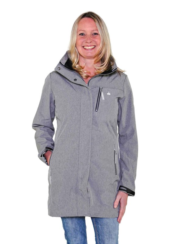 Zo veel opbouwen Macadam Softshell jas parka dames grijs kopen? - Bjornson.nl - €79,95