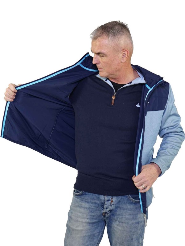 winddicht heren vest blauw kopen? - Bjornson.nl -