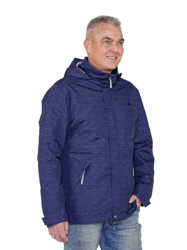 Zomerjas Heren Waterafstotend Donkerblauw - Alard