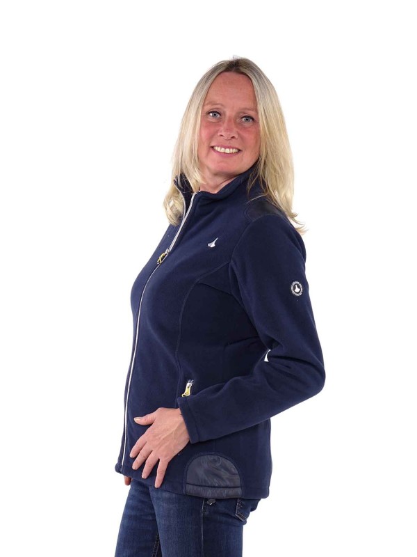 Donkerblauw fleece sales vest dames