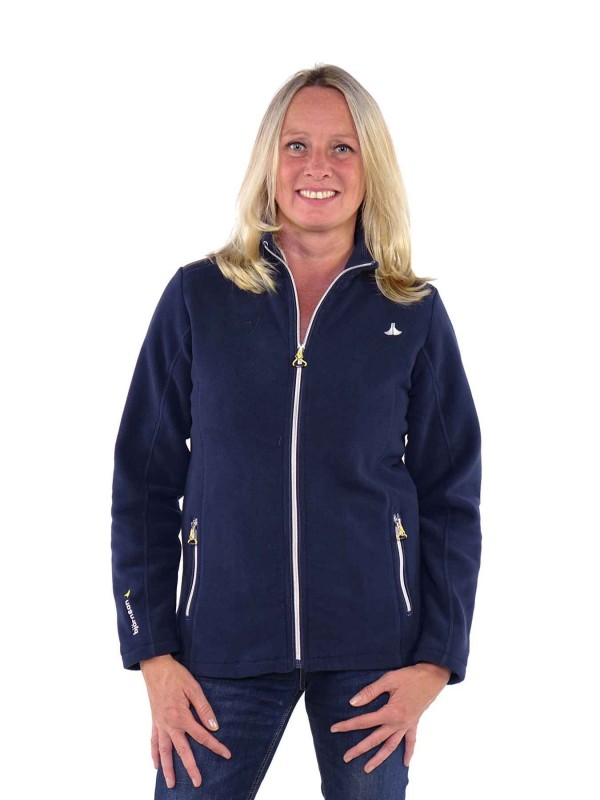 Fleece vest dames blauw on sale