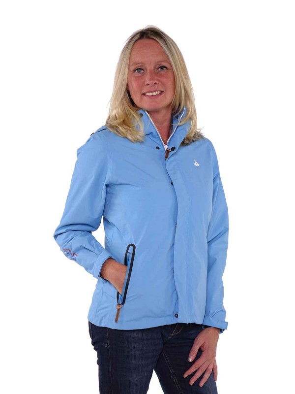 Regenjas dames lichtblauw kopen Bjornson 59 95