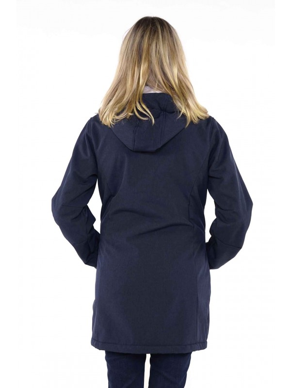 Softshell parka dames donkerblauw kopen? - Bjornson.nl