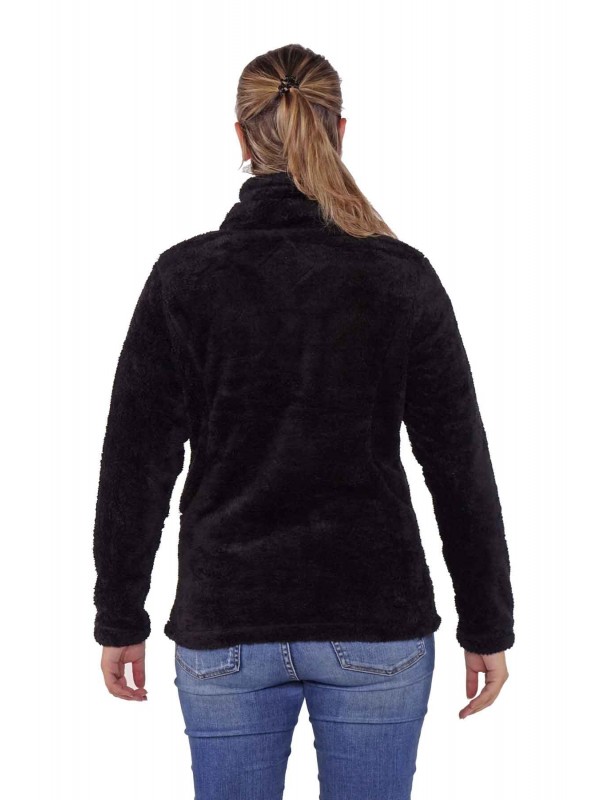 Bjørnson Fleece Vest Super Soft Dames Zwart - Elin