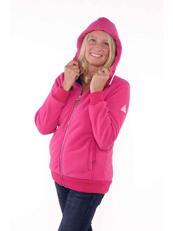 Roze fleece vest dames 2025