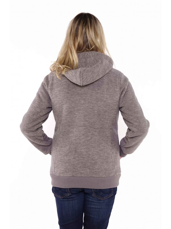 Bjørnson Capuchon Vest Dames Grijs - Helva