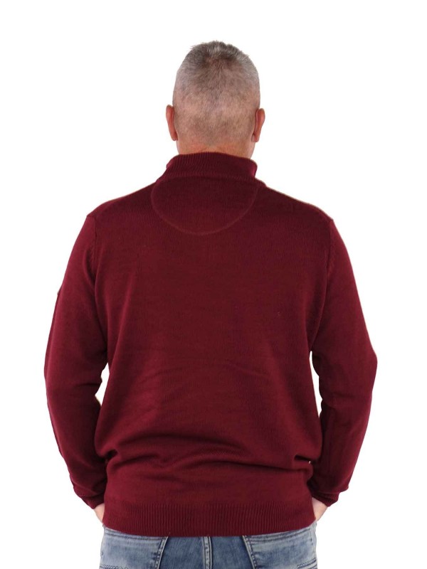Bordeaux sweater heren clearance