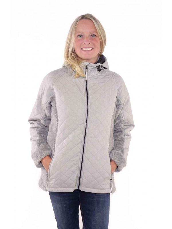 Bjørnson Vest Winddicht Teddy Gevoed Dames Blauw - Livi