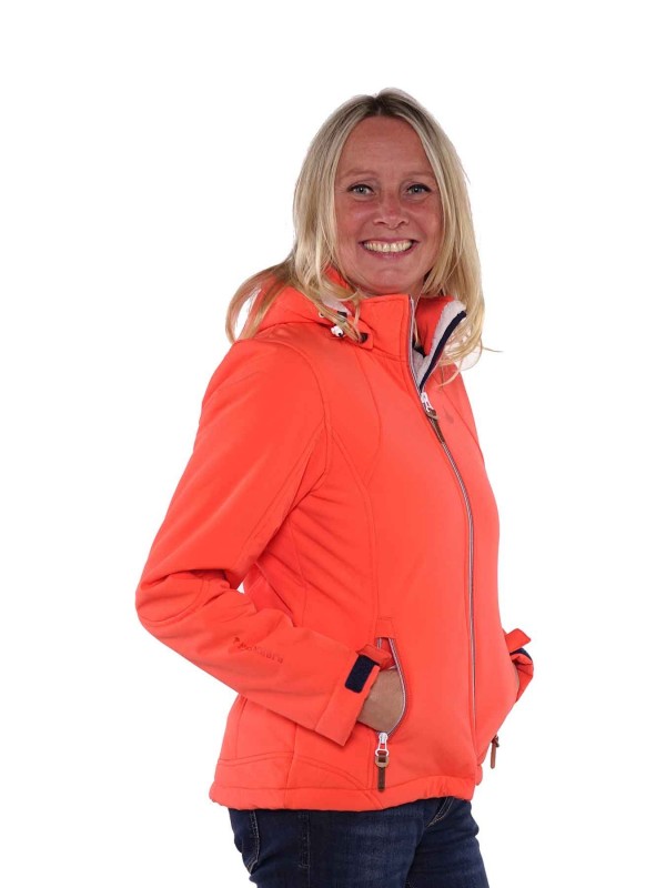 embargo Schipbreuk neus Softshell jas winter dames oranje kopen? - Bjornson.nl - €49,95