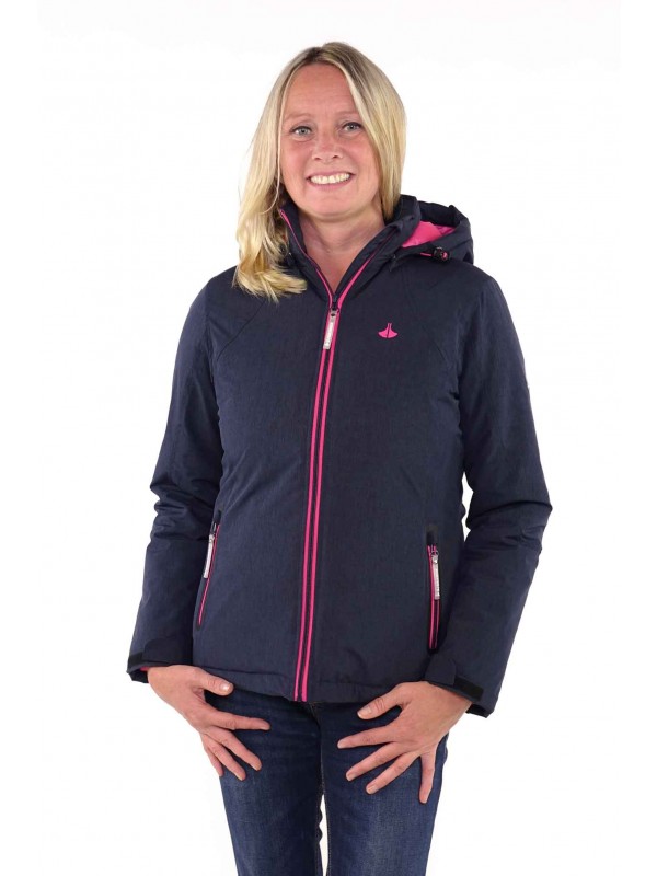 bloemblad roestvrij Maori Winterjas dames donkerblauw kopen? - Bjornson.nl - €69,95