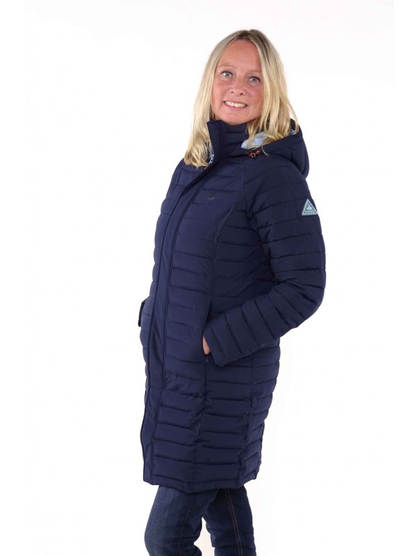 Binnenwaarts Wijden Wennen aan Winterjas dames parka donkerblauw kopen? - Bjornson.nl - €69,95