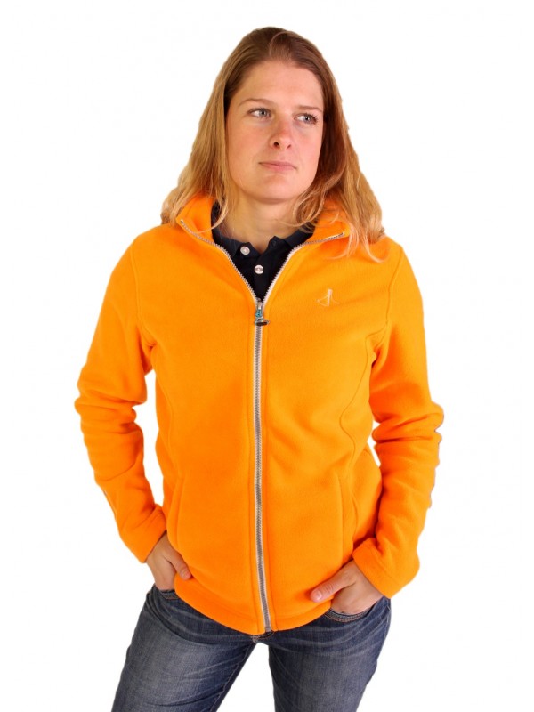 Fleece vest dames oranje kopen Outdoorkleding Bjornson 29 95