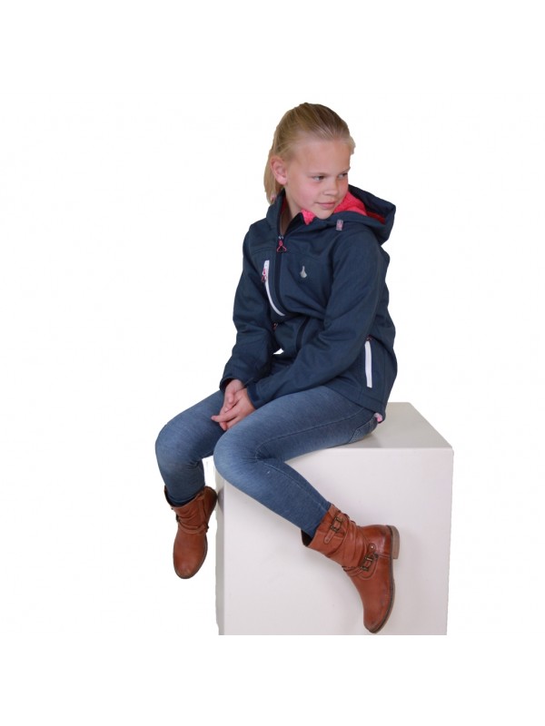 Softshell jas winter meisjes blauw kopen Bjornson 25 00
