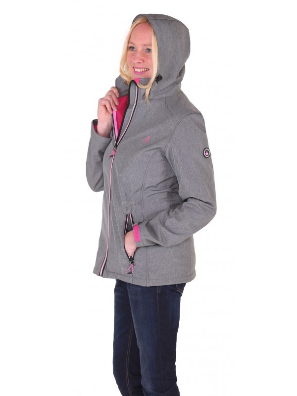 Softshell Jas - Dames - Grijs - Bjornson - Alina