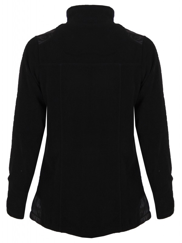 Bjornson Fleece Vest Winddicht Dames Zwart - Amber