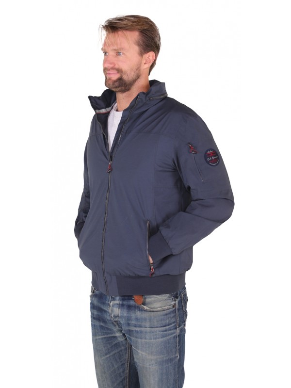 lichtgewicht rib Baars Zomerjas heren donkerblauw kopen? - Bjornson.nl - €39,95