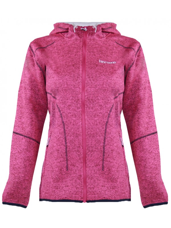 VEST TEDDY GEVOERD DAMES roze - Celina