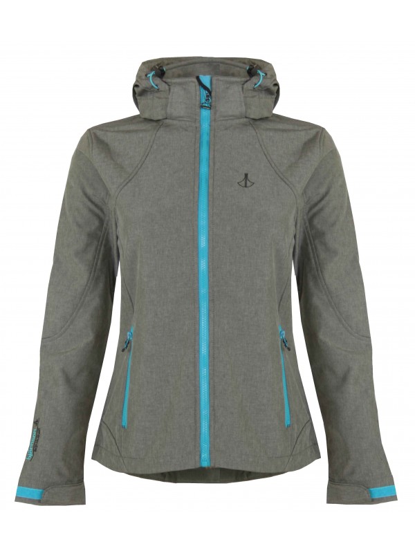 SOFTSHELL JAS DAMES blauw Christina SOFTSHELL JAS DAMES blauw Christina