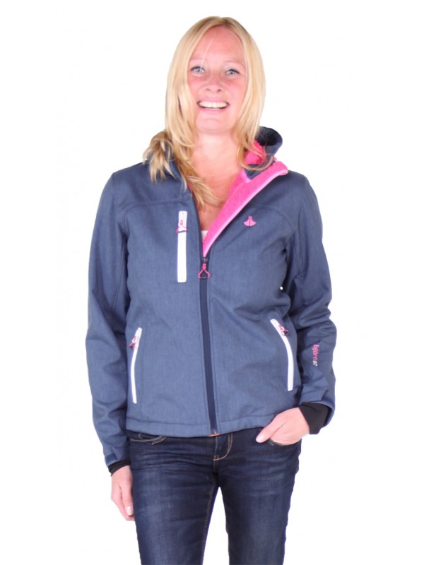 Softshell Jas Winter - Dames - Donkerblauw - Bjornson - Dagny