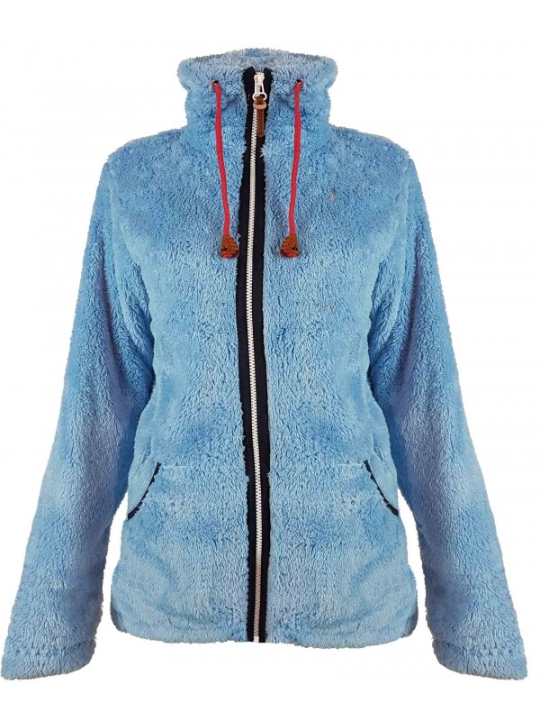 Egomania Arne huid Coral fleece vest lichtblauw dames kopen? - Bjornson.nl - €29,95