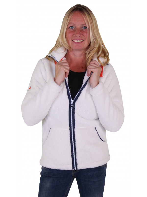 CORAL FLEECE VEST SUPER SOFT DAMES wit Elin