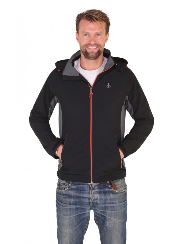 Softshell jas heren zwart kopen Bjornson 49 95