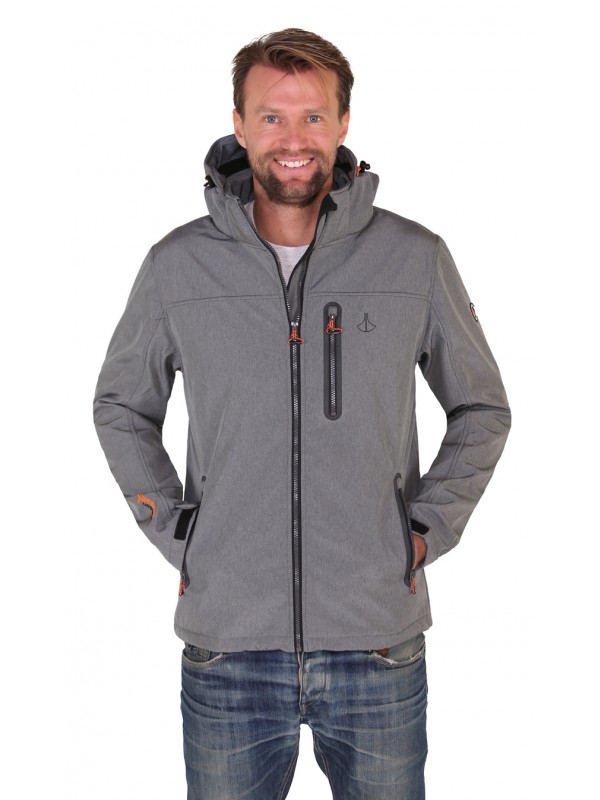 Sleutel Overvloedig Kano Softshell jas heren grijs kopen? - Bjornson.nl - €59,95