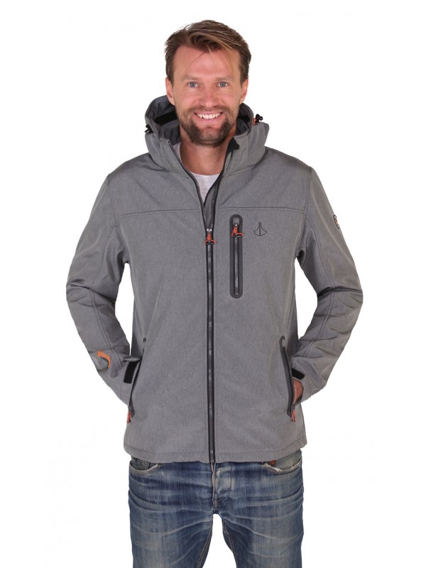 Softshell jas heren grijs kopen Bjornson 59 95