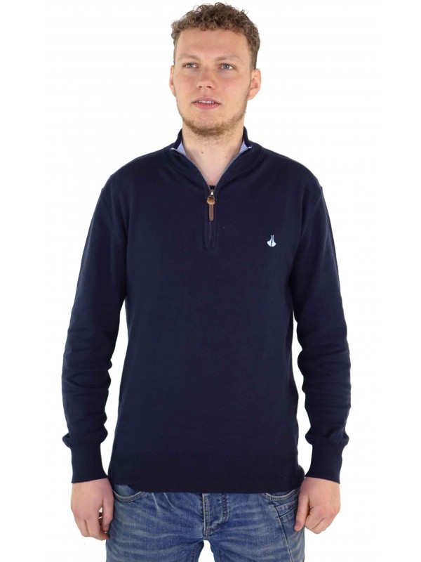 Donkerblauwe pullover heren sales