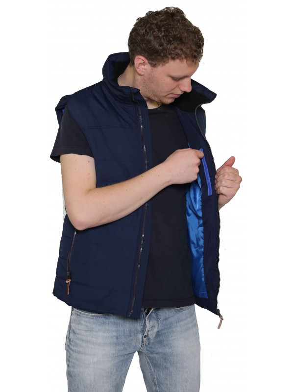 BODYWARMER HEREN Donkerblauw - Hakon