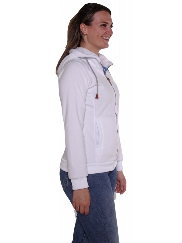 Fleece Vest 4 seizoenen Dames Wit HEIGA