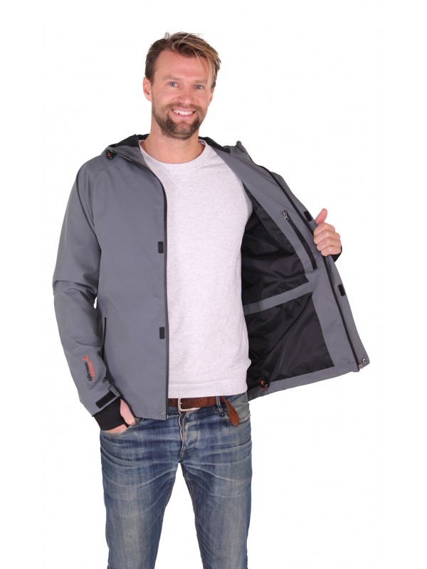 Bjornson Zomerjas Heren Grijs - Jeppe