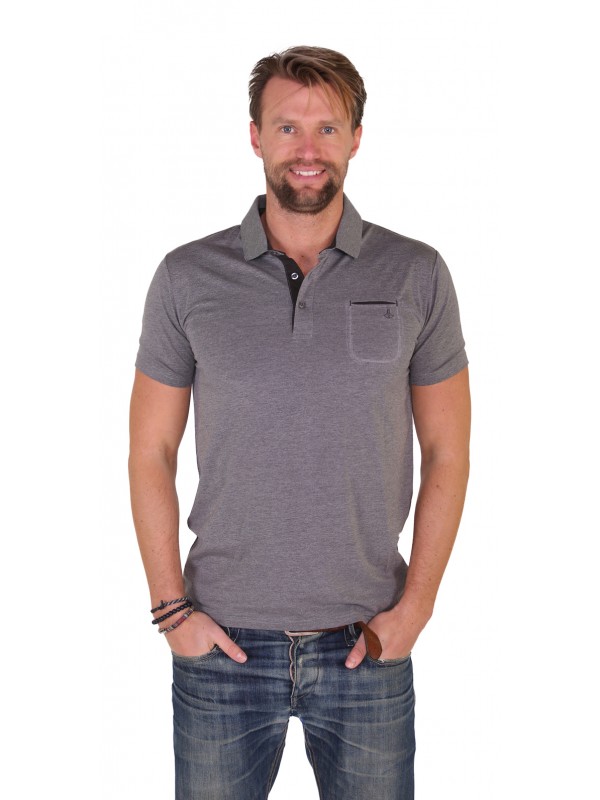 Grijze store polo heren