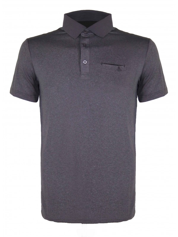 Grijze polo heren clearance