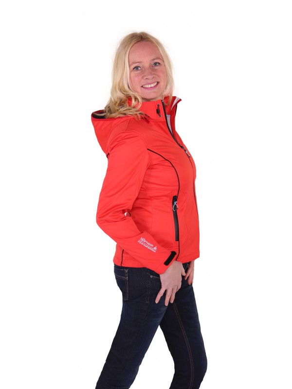 Onderzoek schoolbord Cirkel Softshell jas dames rood kopen? - Bjornson.nl - €49,95