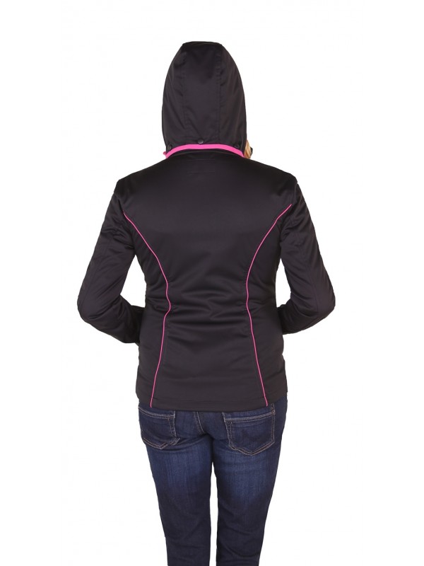 SOFTSHELL JAS DAMES zwart Maja