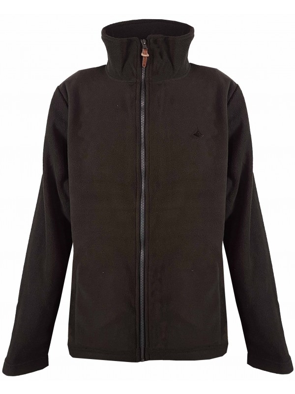 FLEECE VEST HEREN bruin - Maks
