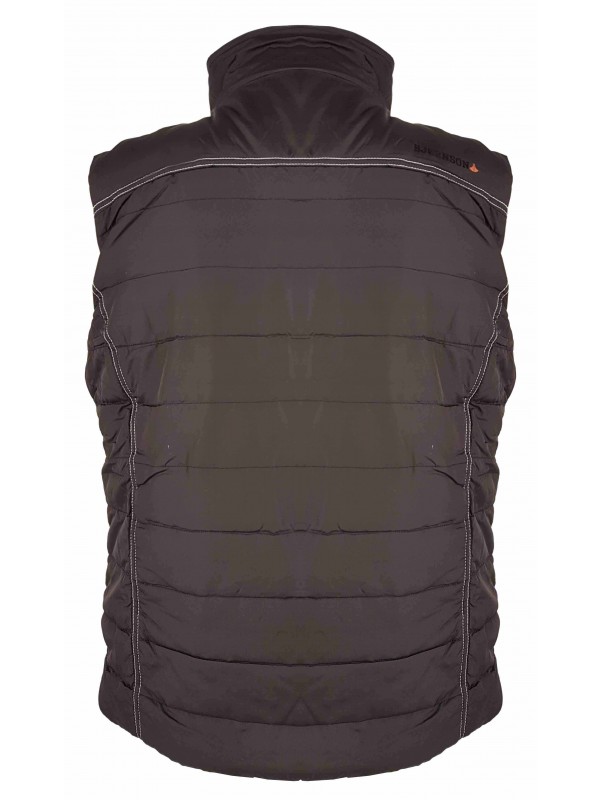 Bodywarmer Teddy Gevoerd - Heren - Donkerbruin - Bjornson - Mikael