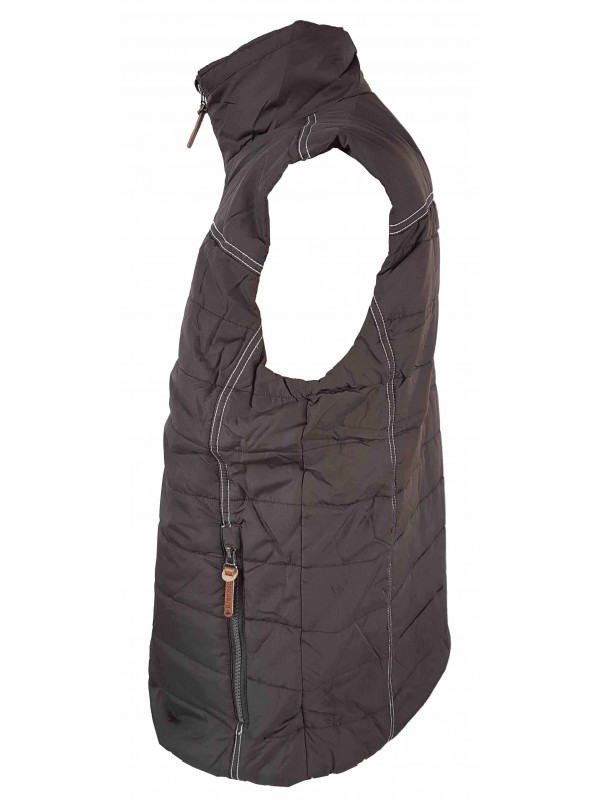 Bodywarmer Teddy Gevoerd - Heren - Donkerbruin - Bjornson - Mikael