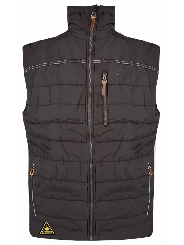 Bodywarmer Teddy Gevoerd - Heren - Donkerbruin - Bjornson - Mikael